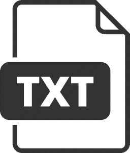 text file